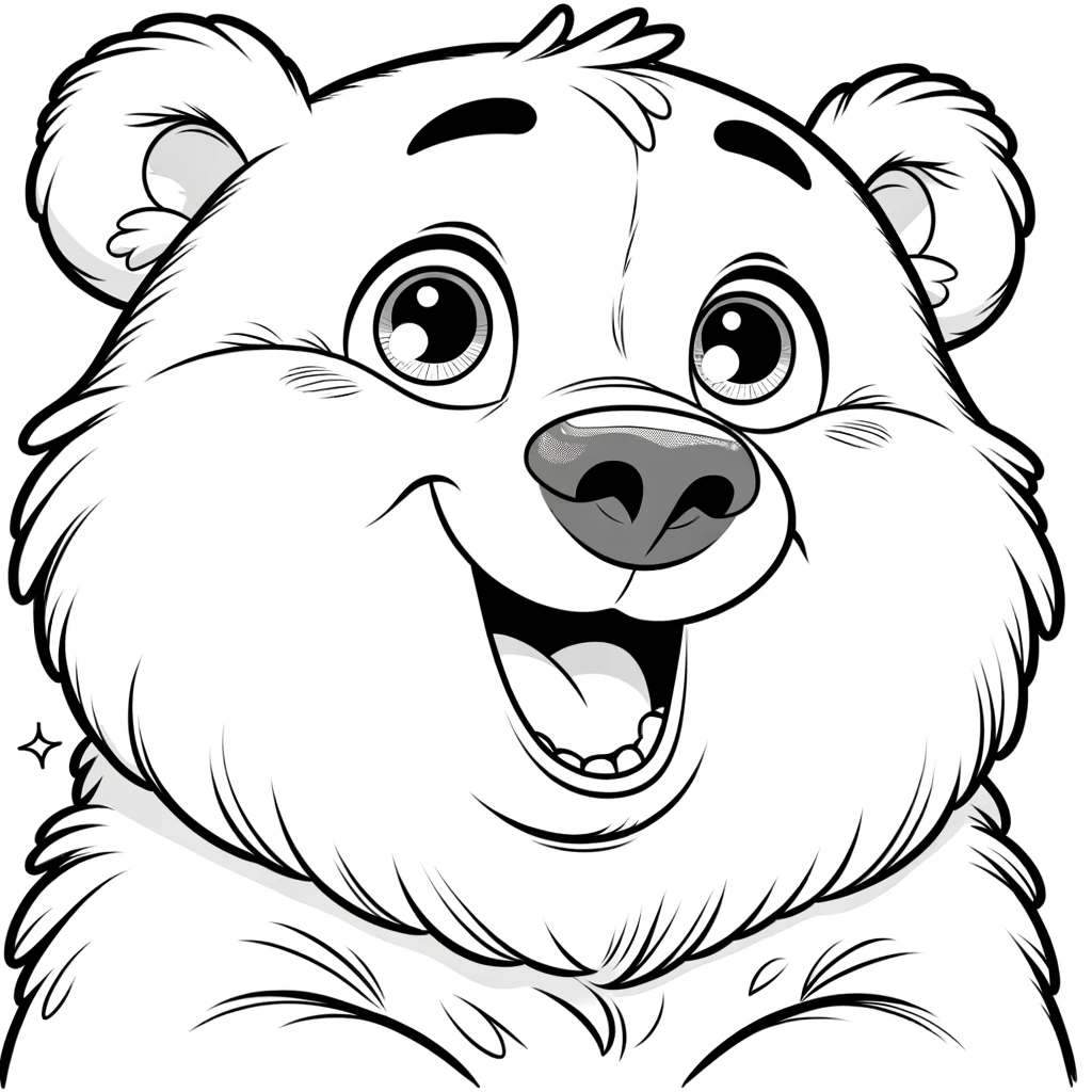 Bear Coloring Pages for Children