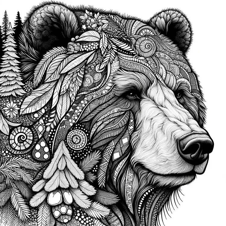 Bear Coloring Page