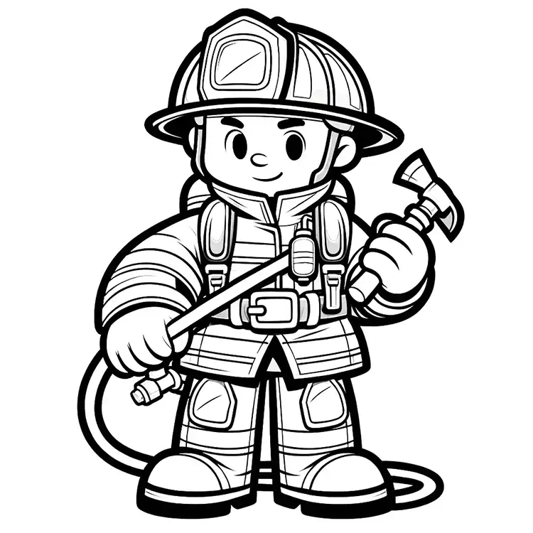 Fire Department Coloring Pages