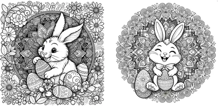 Free Easter Coloring Pages for Adults