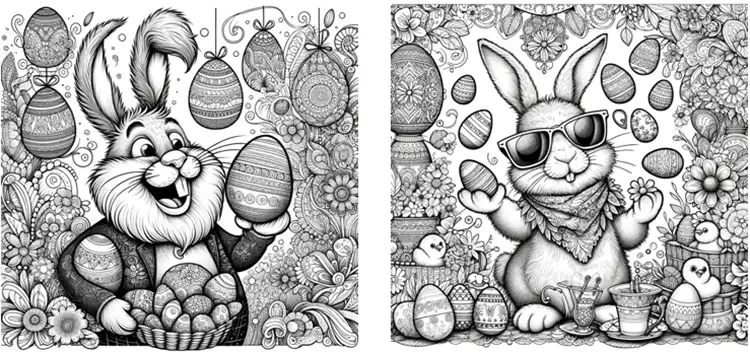 Easter Coloring Pages for Adults