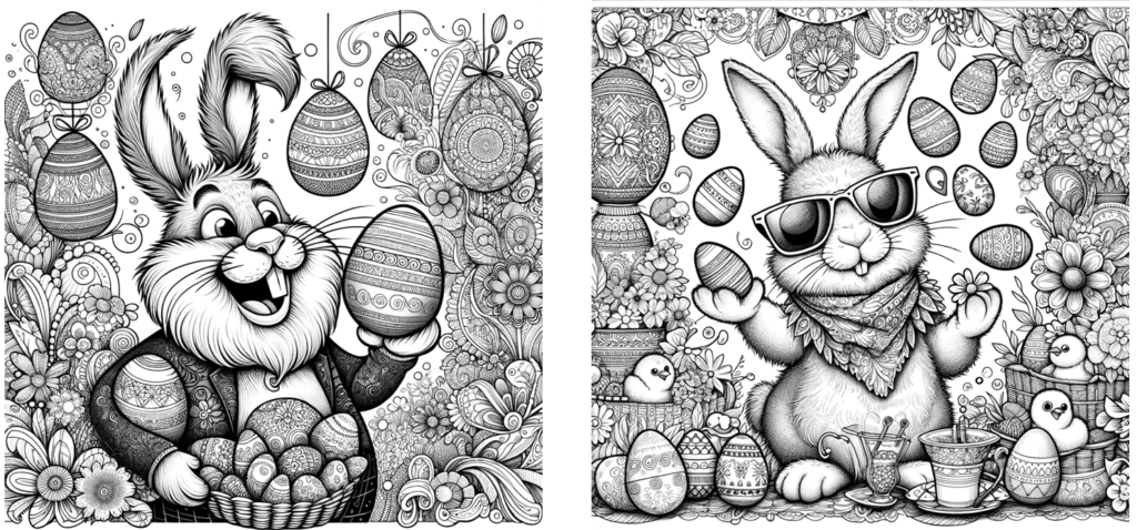 Cool Easter Coloring Pages for Adults