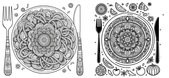 Free placemat templates to print and color