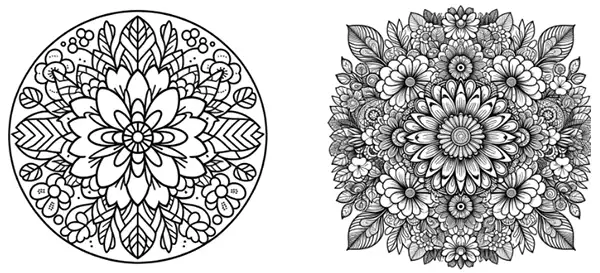 Blumen-Mandala