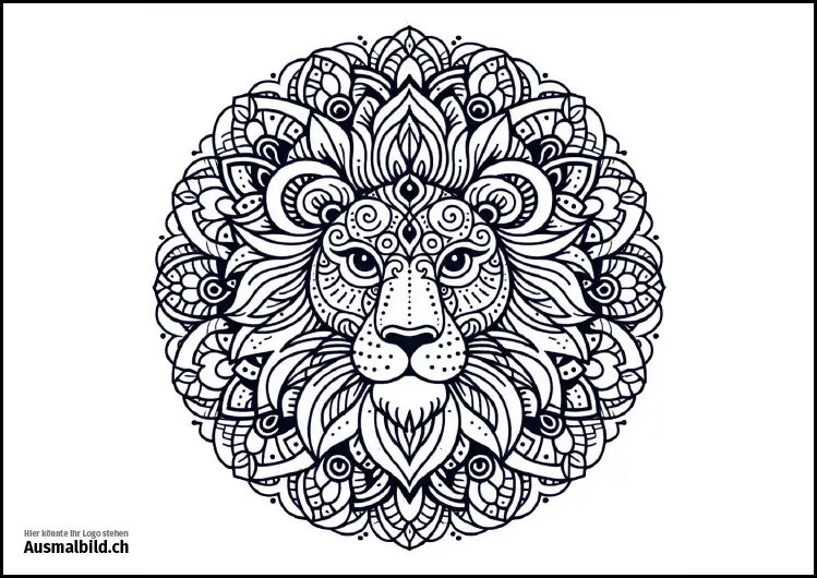 lion place mat