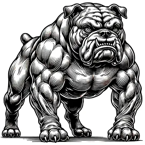 Bulldogge Agressiv
